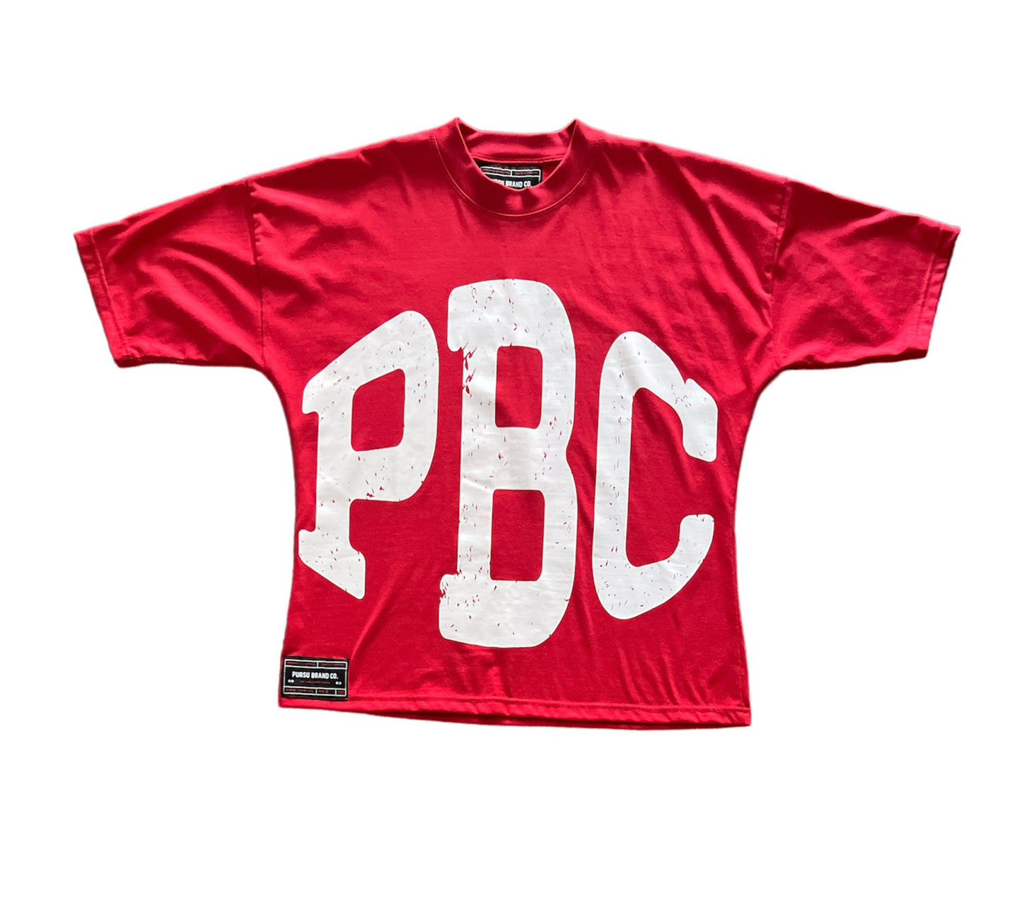 UNDERGROUND UNIVERSITY OVERSIZED TEE (RED)