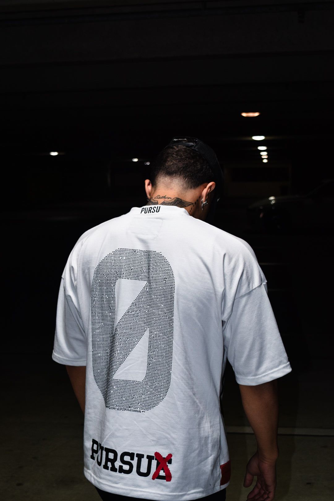 UNDERGROUND UNIVERSITY OVERSIZED TEE (WHITE)