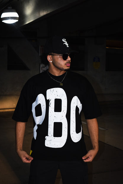 UNDERGROUND UNIVERSITY OVERSIZED TEE (BLACK)